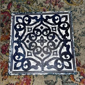 Blue Mediterranean tile art